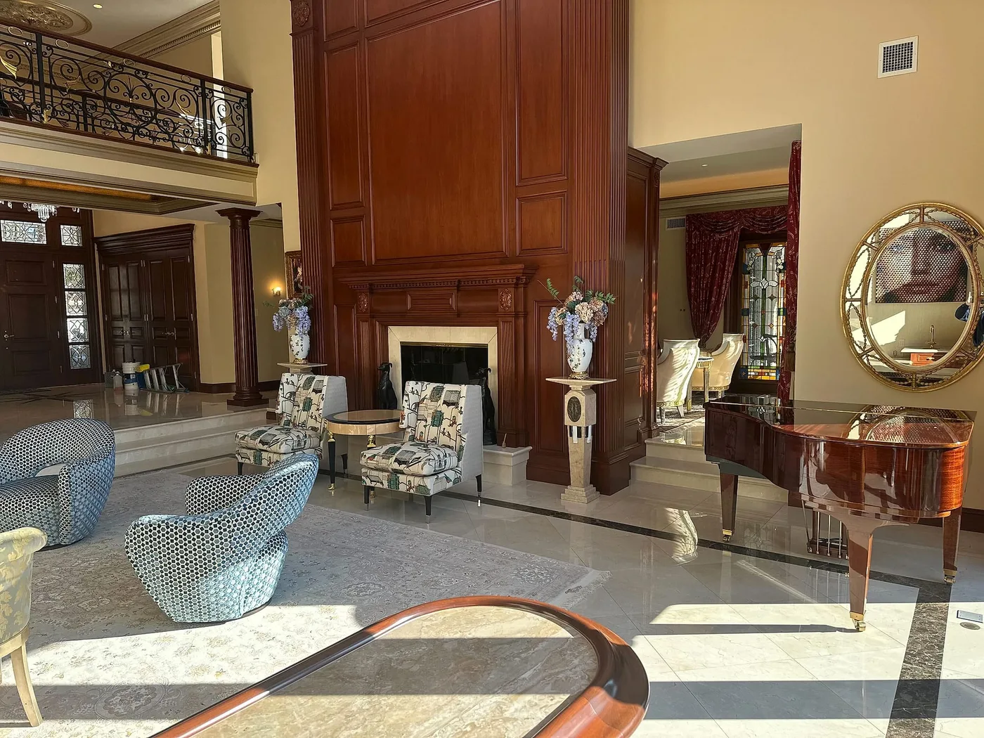 Interior of a Long Island estate