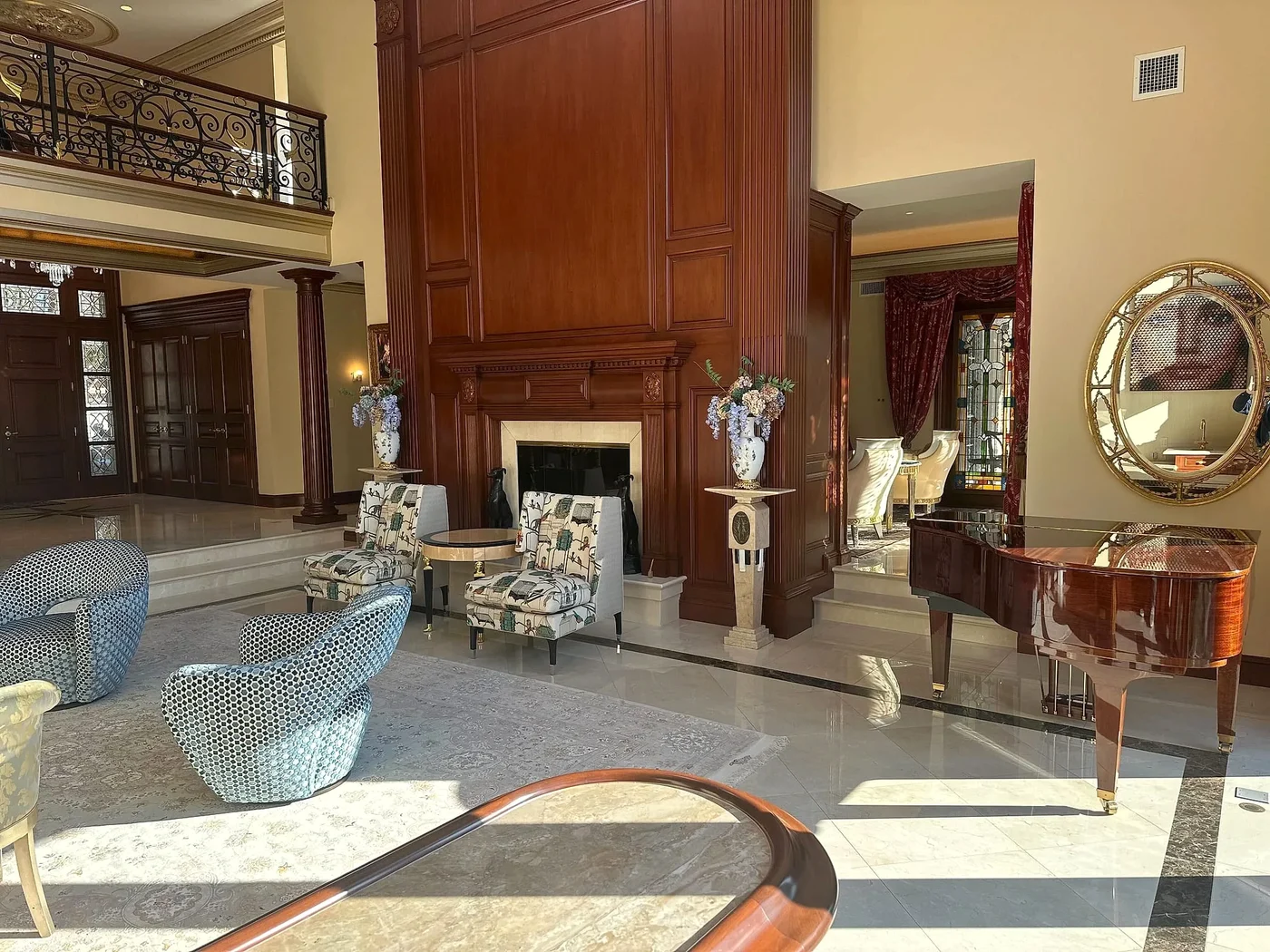 Interior of a Long Island estate