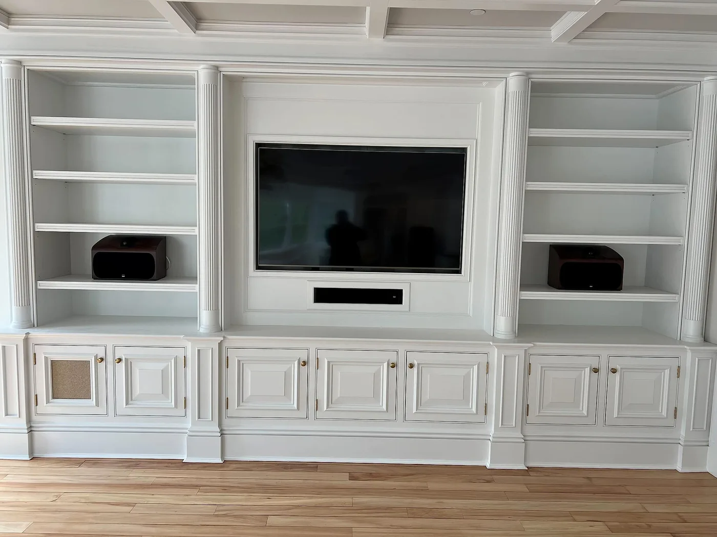 Residential living space with integrated technology by Limitless AV